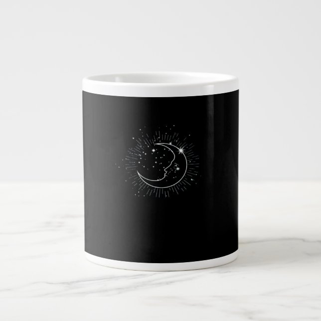 Caneca De Café Grande Whimsigoth Starry Night Won Witchy Classic (Frente)