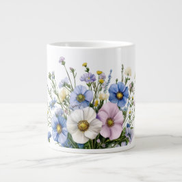 Caneca De Café Grande Wildflowers Specialty Coffee Mug