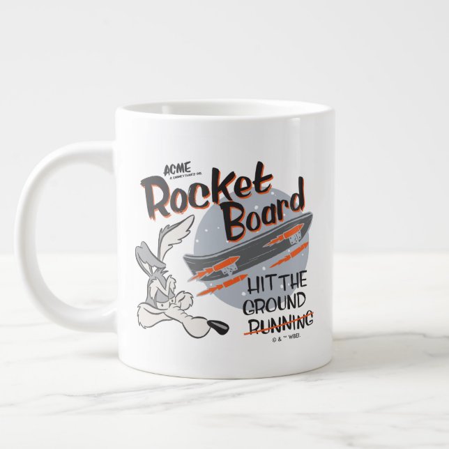 Caneca De Café Grande WILE E. COYOTE™ ACME Rocket Board (Esquerda)