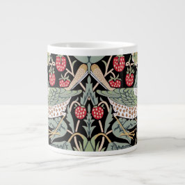 Caneca De Café Grande William Morris Strawberry Thief I Black Birds
