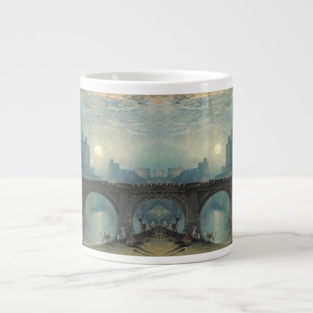 Caneca De Café Grande William Turner Alnwick Castle (Frente)