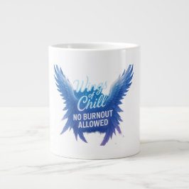 Caneca De Café Grande Wings of Chill Mug - Copa de Café Não Permitida Qu
