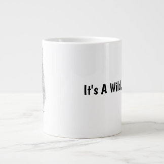 Caneca De Café Grande Wolf Bone China Mug
