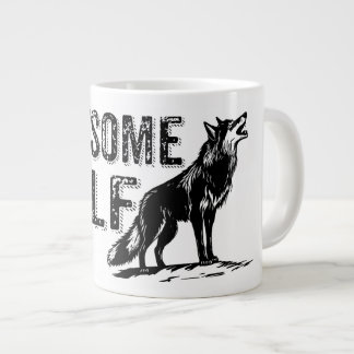 Caneca De Café Grande Wolf Geschenk Retro Spruch Vintage Natur Hund