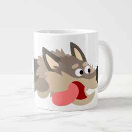 Caneca De Café Grande Wolf Jumbo Mug, Cartoon De Frota Bela
