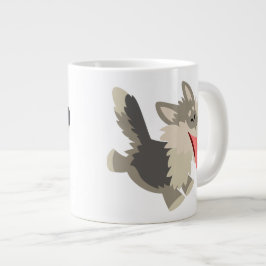 Caneca De Café Grande Wolf Jumbo Mug, Cartoon Gelado