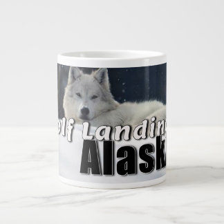 Caneca De Café Grande Wolf Landing Alaska Café Cup