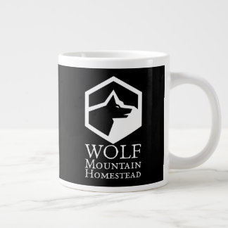 Caneca De Café Grande Wolf Mountain Homestead