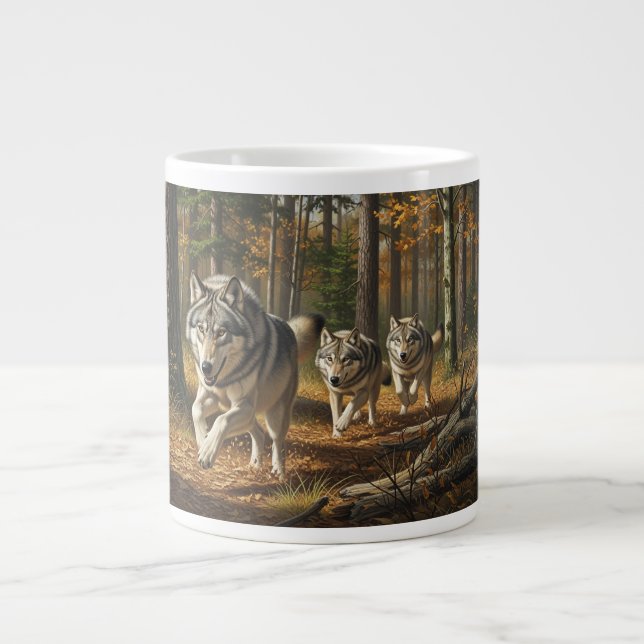 Caneca De Café Grande Wolf Specialty Mug style 1 (Frente)