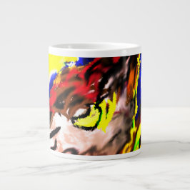 Caneca De Café Grande Wolf star Yellows