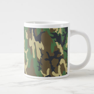 Caneca De Café Grande Woodland Camo Jumbo Coffee Mug