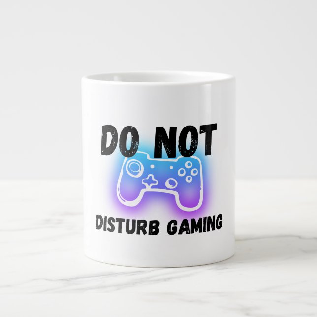 Caneca De Café Grande World Of Gaming Amazing (Frente)