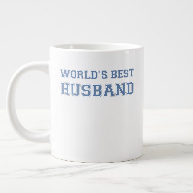 Caneca De Café Grande Worlds Best Husband (Esquerda)