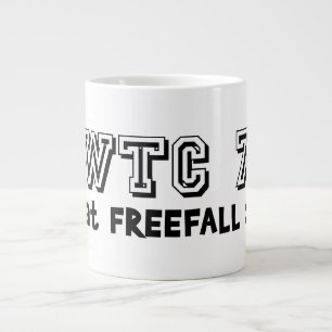 Caneca De Café Grande WTC 7 Caiu à Velocidade de Queda Livre