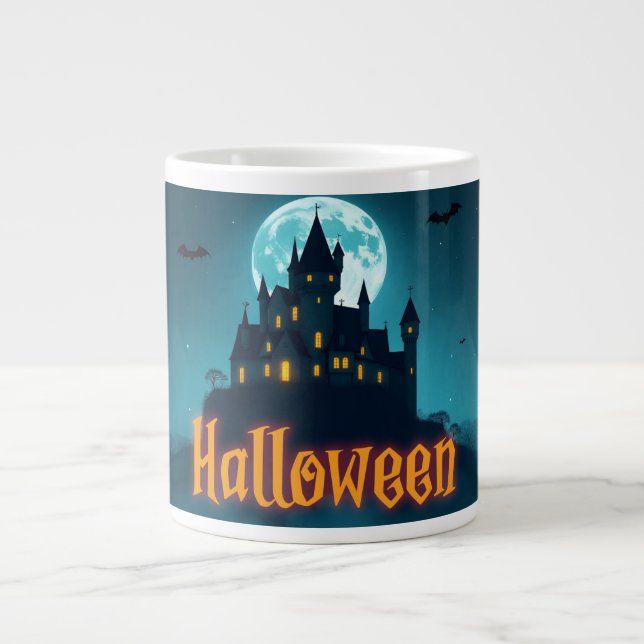 Caneca De Café Grande Wunted Castle Night Mug (Frente)