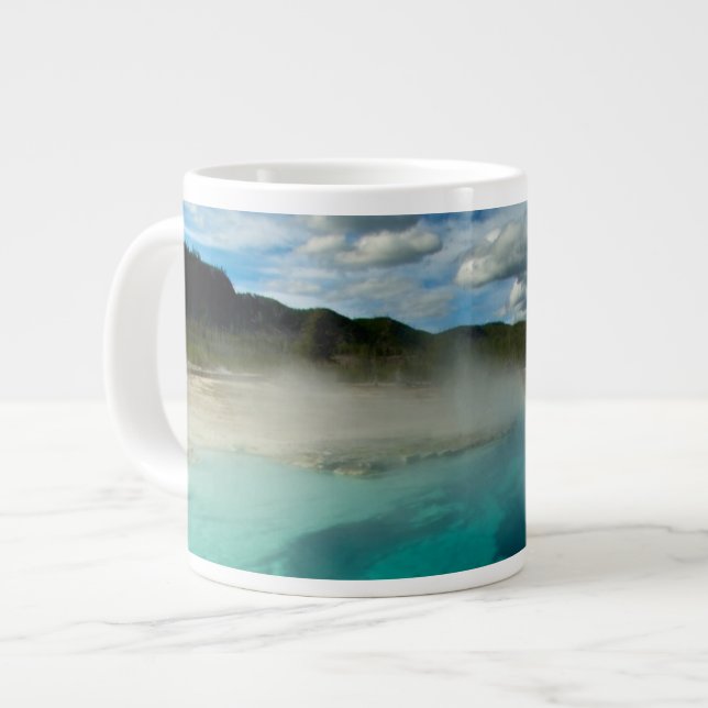 Caneca De Café Grande Yellowstone (Frente Esquerda)