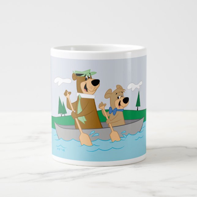 Caneca De Café Grande Yogi Bear e Boo Fund Adventure (Frente)