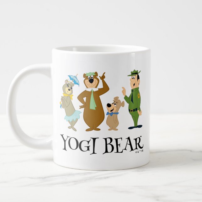 Caneca De Café Grande Yogi Bear e Friends Classic Pose (Esquerda)