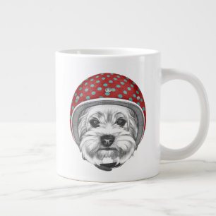 Caneca De Café Grande Yorkshire Terrier Daredemvil