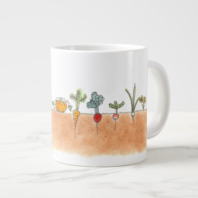Caneca De Café Grande Yum 20 OZ Mug (Frente Esquerda)