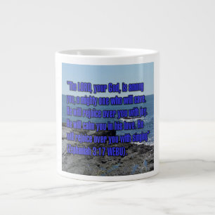 Caneca De Café Grande Zephaniah 3:17 WEBU Mug