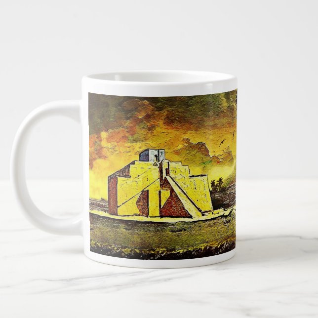 Caneca De Café Grande Ziggurat Specialty Mug (Esquerda)