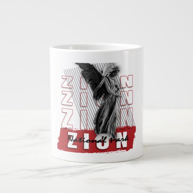 Caneca De Café Grande Zion pequeno (Frente)