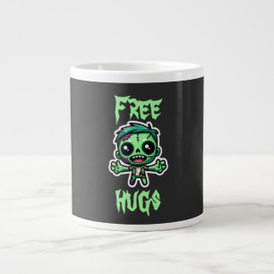Caneca De Café Grande Zombie engraçado