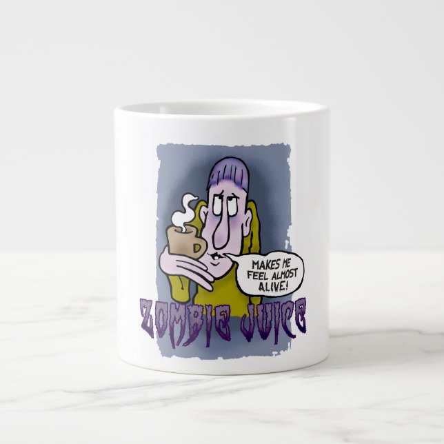 Caneca De Café Grande Zombie Juice 2 Jumbo Mug (Frente)