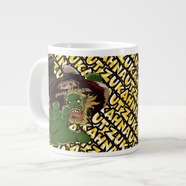 Caneca De Café Grande Zukah-Sized Mug (Frente Esquerda)