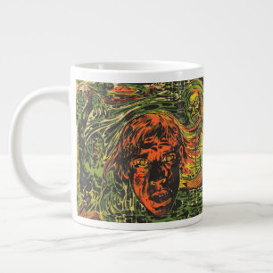 Caneca De Café Grande Zumbis Vintage de Halloween, Arte de Rua Grafite