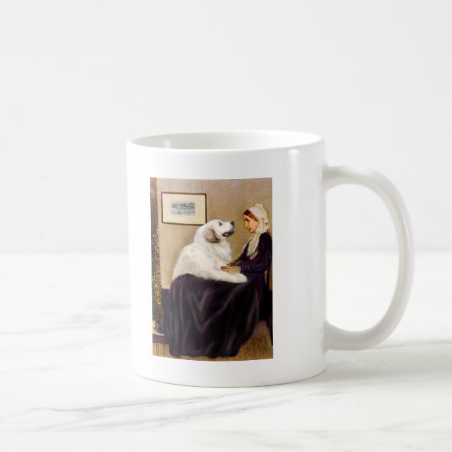 Caneca De Café Grandes Pirenéus 2 - Mãe de Whistler (Direita)