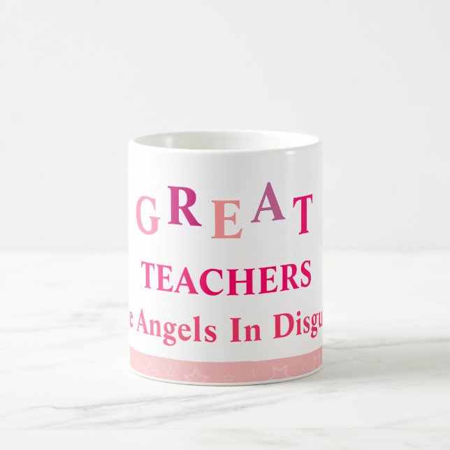 Caneca De Café Grandes Professores - Rosa (Centro)