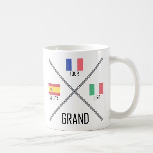 Caneca De Café Grandes Tours cicláveis (Direita)