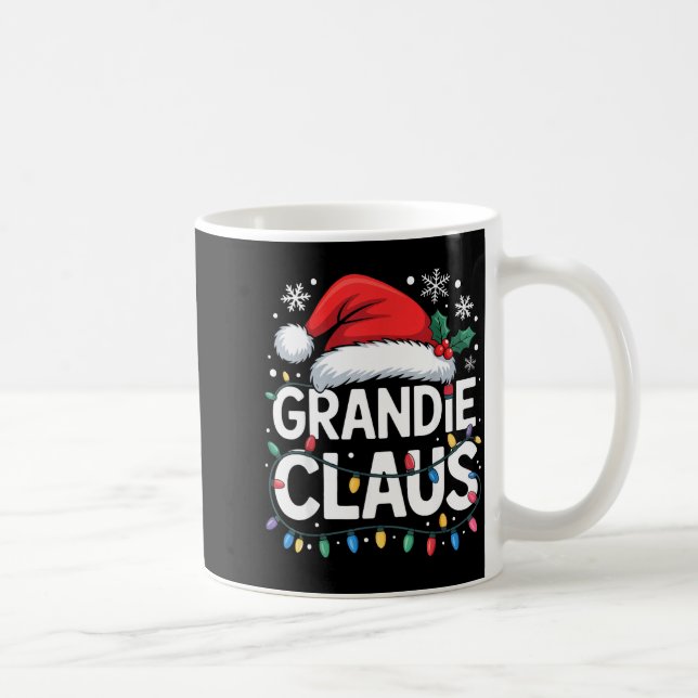 Caneca De Café Grandie Claus Matching Family Christmas Holiday Pa (Direita)