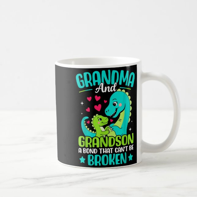 Caneca De Café Grandma And Grandson A Bond That Can't Be Broken D (Direita)