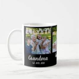 Caneca De Café Grandma Established Script Black 3 Photo