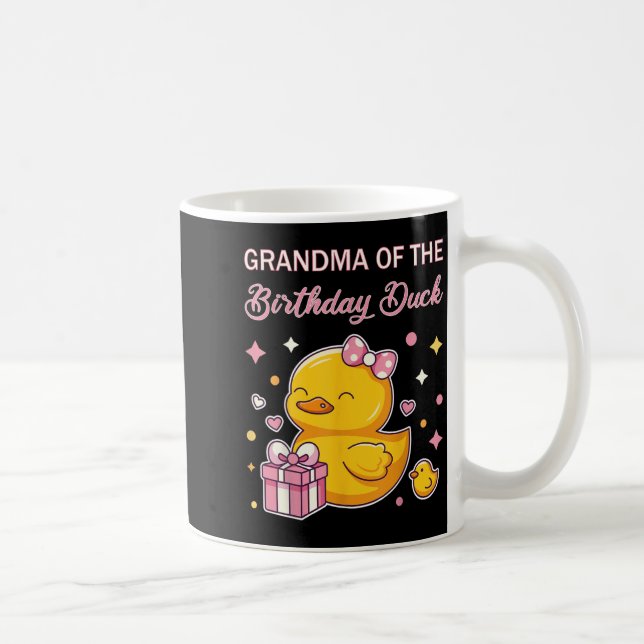 Caneca De Café Grandma Of The Birthday Duck Christmas Anime Party (Direita)