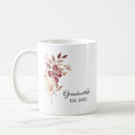 Caneca De Café Grandmother Est. Year – Family Milestone