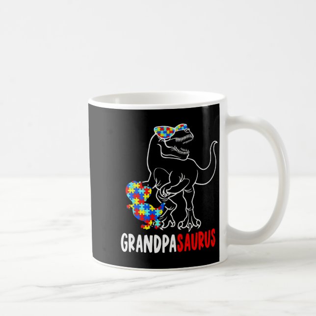 Caneca De Café Grandpasaurus T Rex Dinossauro Conscientização do  (Direita)