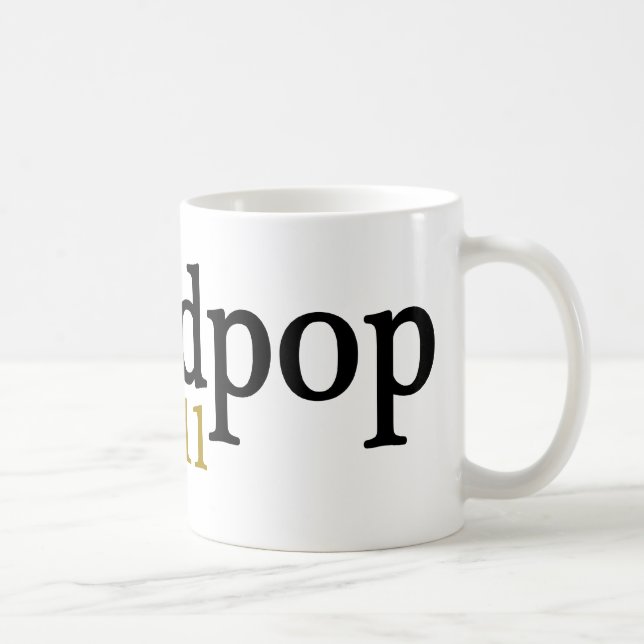 Caneca De Café Grandpop novo est 2011 (Direita)
