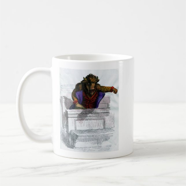 Caneca De Café Grandville Sheeple Zendula Bison Coffee Mug (Esquerda)