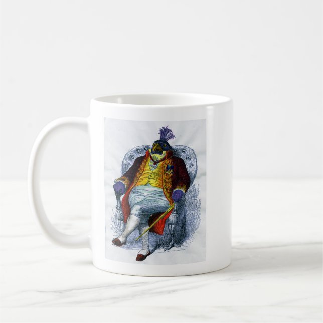 Caneca De Café Grandville Sheeple Zendula Peacock Coffee Mug (Esquerda)