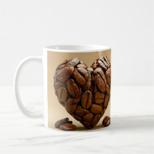 Caneca De Café Grãos de café