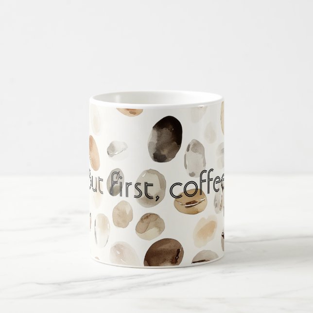 Caneca De Café Grãos de Café com Creme (Centro)
