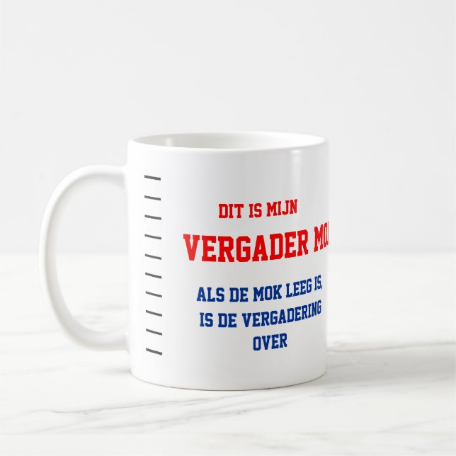 Caneca De Café Grappige vergader mok (Esquerda)