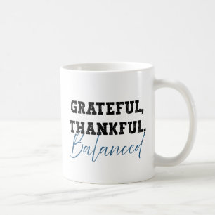 Caneca De Café Grateful Balanced - Citação Contabilista