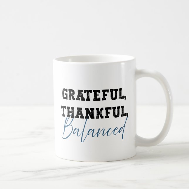 Caneca De Café Grateful Balanced - Citação Contabilista (Direita)