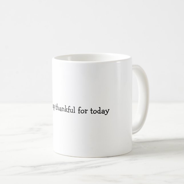 Caneca De Café Gratidão (Frente Esquerda)