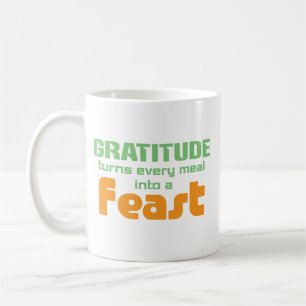 Caneca De Café Gratidão Transforma Toda Refeição Em Um Banquete